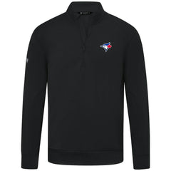 Toronto Blue Jays Levelwear Upright Insignia Tri-Blend Quarter-Zip Pullover - MLB