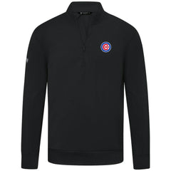 Chicago Cubs Levelwear Upright Insignia Tri-Blend Quarter-Zip Pullover - MLB