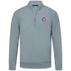 Chicago Cubs Levelwear Upright Insignia Tri-Blend Quarter-Zip Pullover - MLB