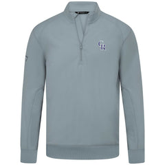 Colorado Rockies Levelwear Upright Insignia Tri-Blend Quarter-Zip Pullover - MLB