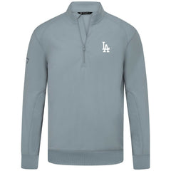 Los Angeles Dodgers Levelwear Upright Insignia Tri-Blend Quarter-Zip Pullover - MLB