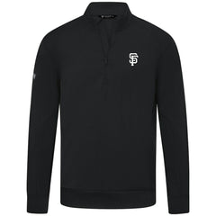 San Francisco Giants Levelwear Upright Insignia Tri-Blend Quarter-Zip Pullover - MLB