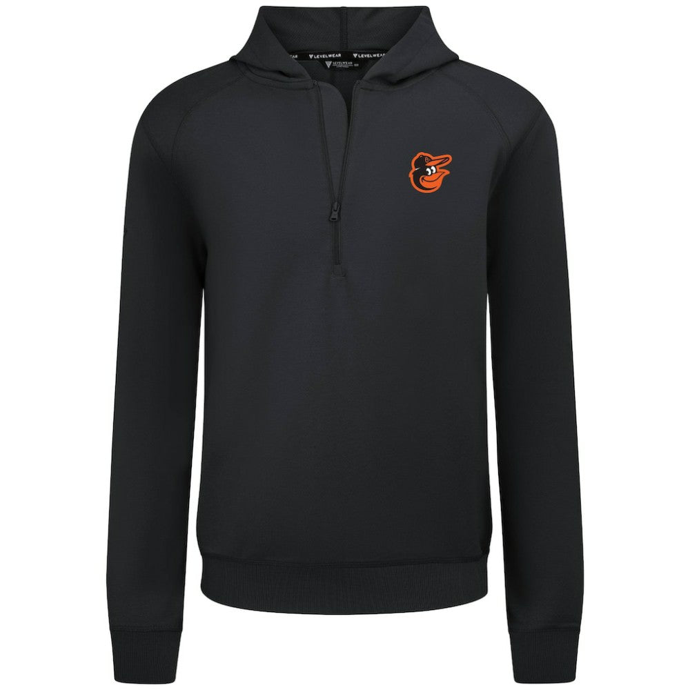 Baltimore Orioles Levelwear Technic Insignia Quarter-Zip Hoodie - MLB