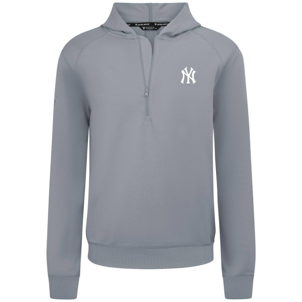 New York Yankees Levelwear Technic Insignia Quarter-Zip Hoodie - MLB