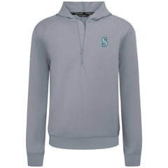 Seattle Mariners Levelwear Technic Insignia Quarter-Zip Hoodie - MLB