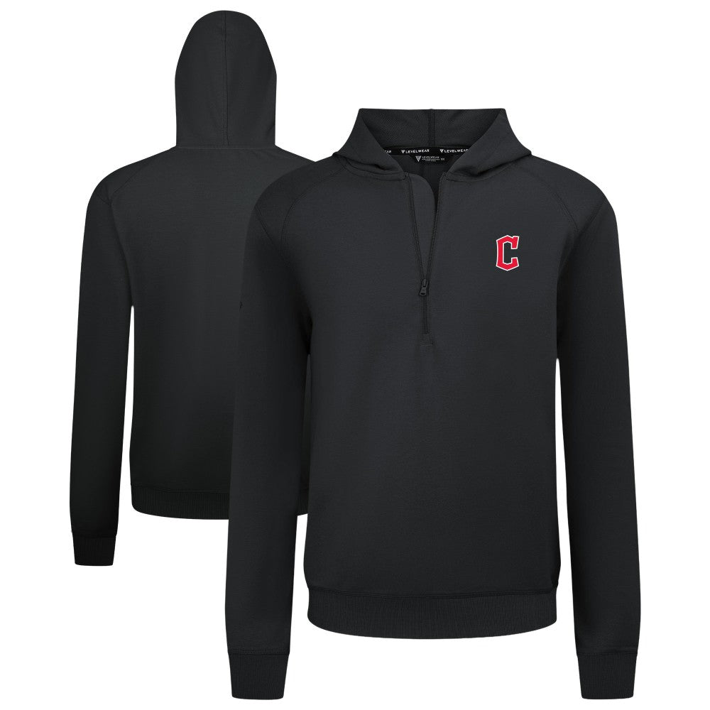 Cleveland Guardians Levelwear Technic Insignia Quarter-Zip Hoodie - MLB
