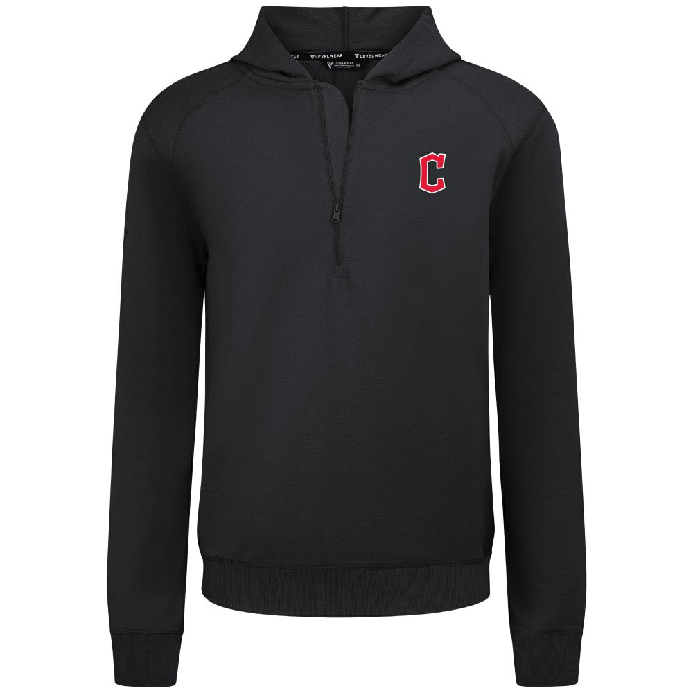 Cleveland Guardians Levelwear Technic Insignia Quarter-Zip Hoodie - MLB