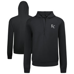 Kansas City Royals Levelwear Technic Insignia Quarter-Zip Hoodie - MLB