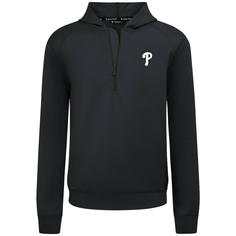 Philadelphia Phillies Levelwear Technic Insignia Quarter-Zip Hoodie - MLB