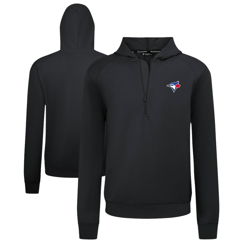 Toronto Blue Jays Levelwear Technic Insignia Quarter-Zip Hoodie - MLB