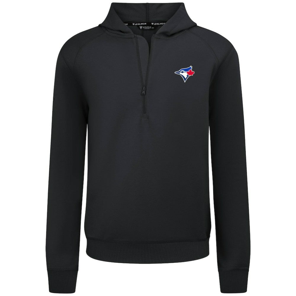 Toronto Blue Jays Levelwear Technic Insignia Quarter-Zip Hoodie - MLB