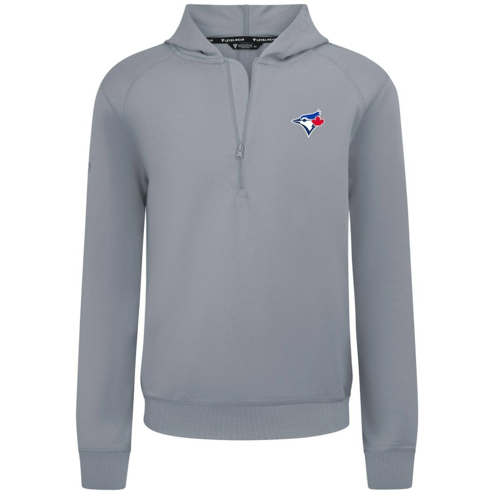 Toronto Blue Jays Levelwear Technic Insignia Quarter-Zip Hoodie - MLB