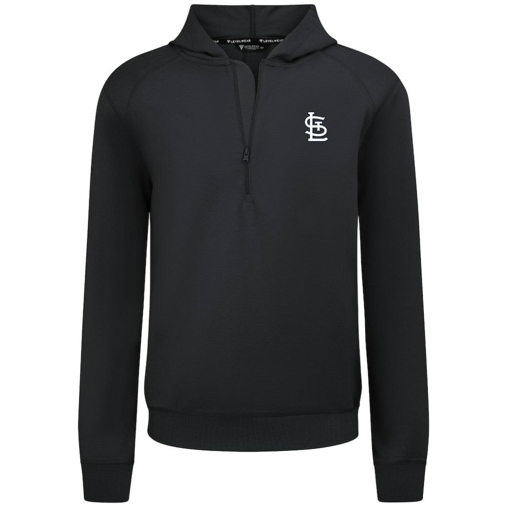 St. Louis Cardinals Levelwear Technic Insignia Quarter-Zip Hoodie - MLB