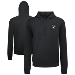 Milwaukee Brewers Levelwear Technic Insignia Quarter-Zip Hoodie - MLB