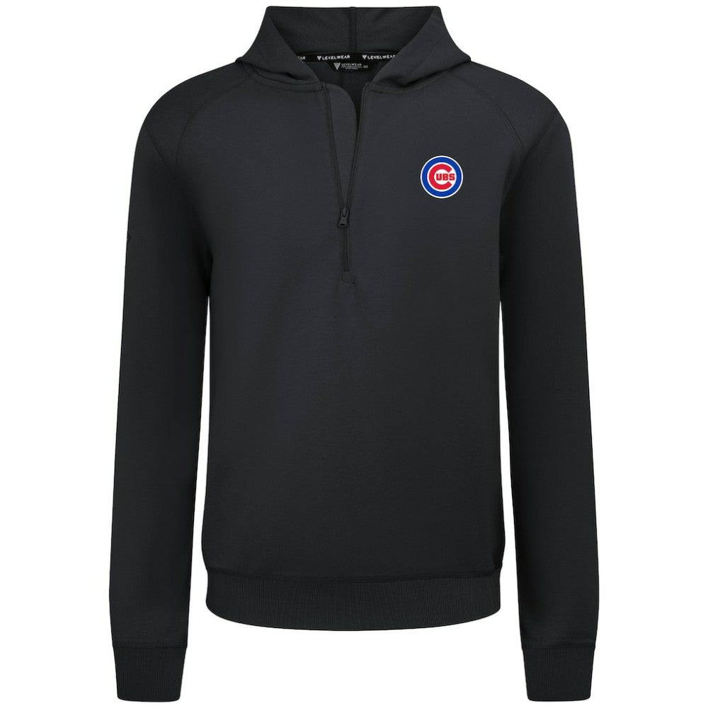 Chicago Cubs Levelwear Technic Insignia Quarter-Zip Hoodie - MLB