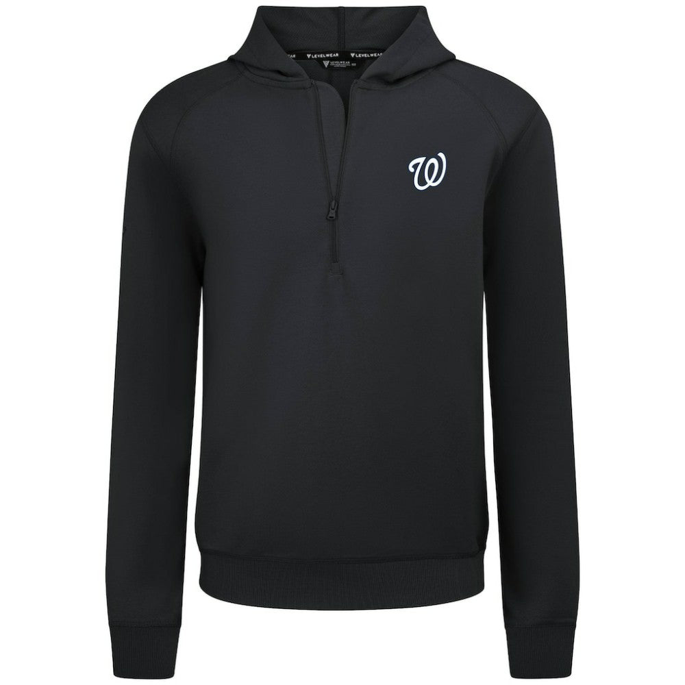 Washington Nationals Levelwear Technic Insignia Quarter-Zip Hoodie - MLB