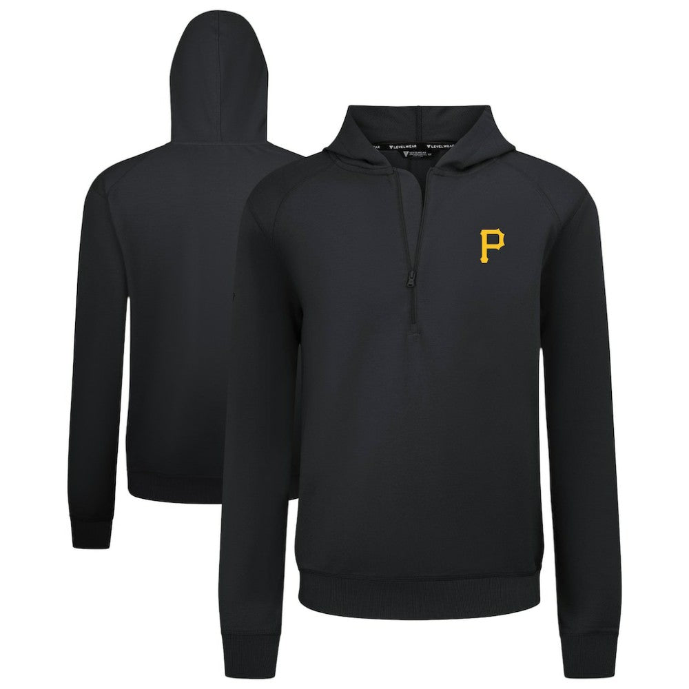 Pittsburgh Pirates Levelwear Technic Insignia Quarter-Zip Hoodie - MLB
