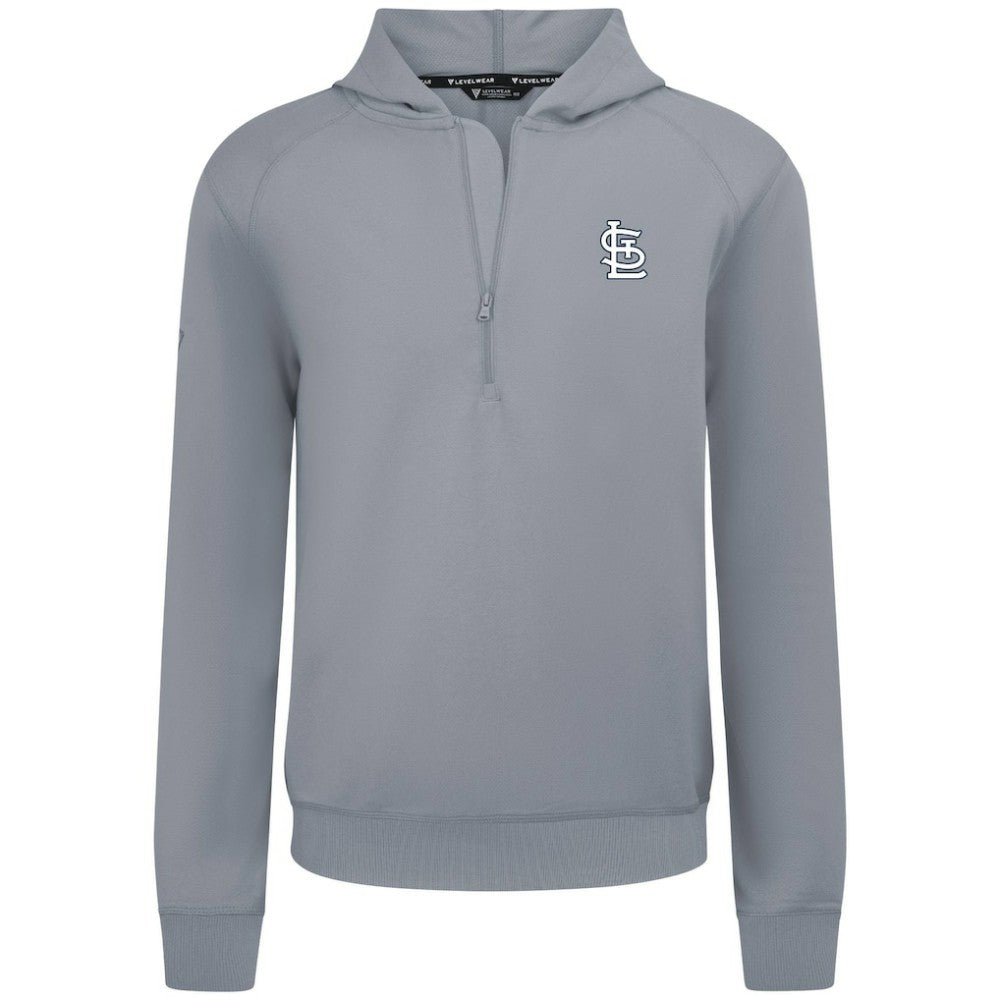St. Louis Cardinals Levelwear Technic Insignia Quarter-Zip Hoodie - MLB