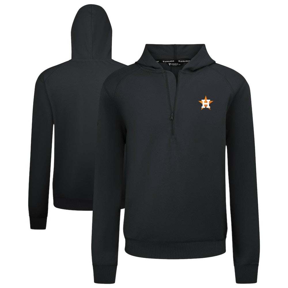 Houston Astros Levelwear Technic Insignia Quarter-Zip Hoodie - MLB