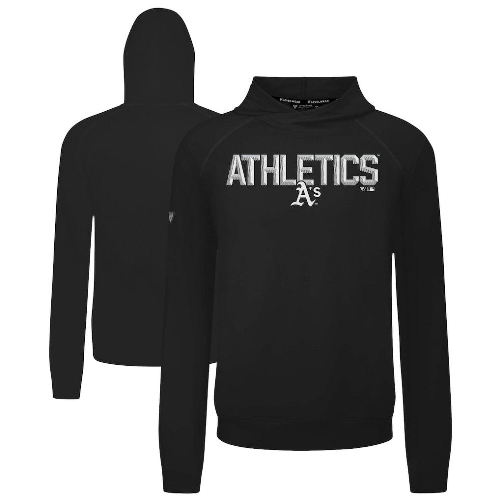 Athletics Levelwear Mandate Carve Tri-Blend Hoodie - MLB