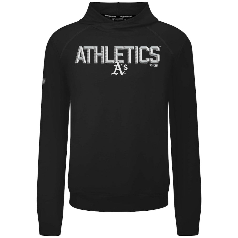 Athletics Levelwear Mandate Carve Tri-Blend Hoodie - MLB