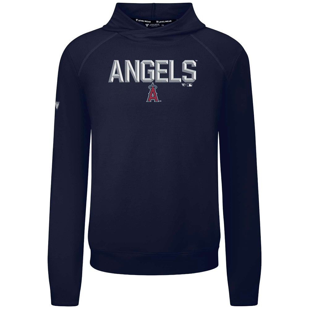 Los Angeles Angels Levelwear Mandate Carve Tri-Blend Hoodie - MLB