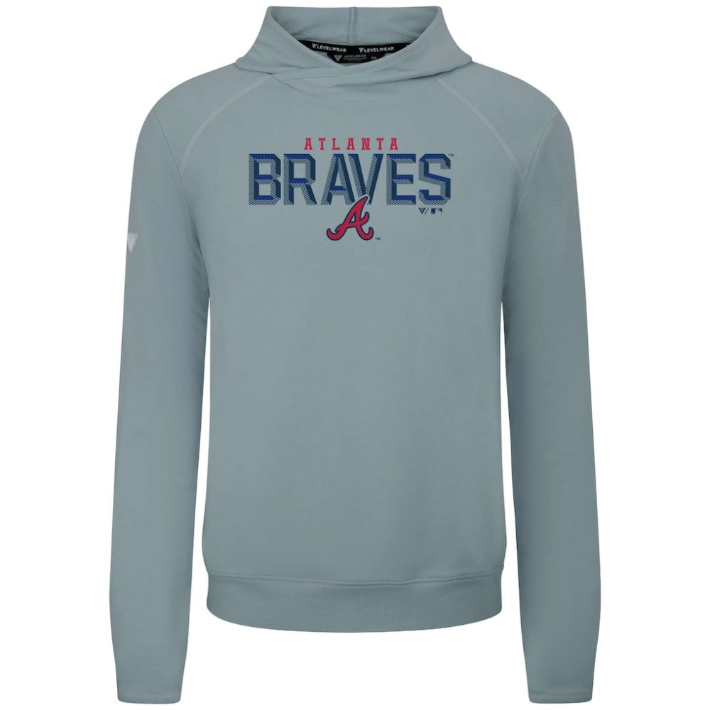Atlanta Braves Levelwear Mandate Carve Tri-Blend Hoodie - MLB