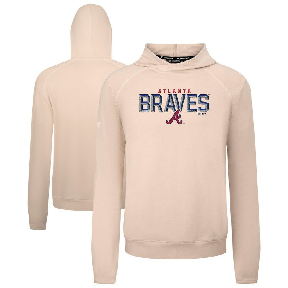 Atlanta Braves Levelwear Mandate Carve Tri-Blend Hoodie - MLB