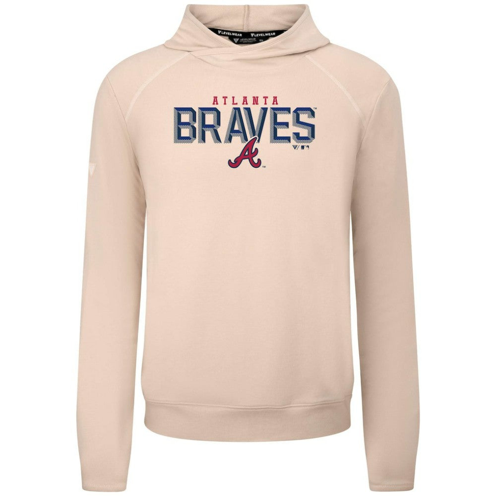 Atlanta Braves Levelwear Mandate Carve Tri-Blend Hoodie - MLB