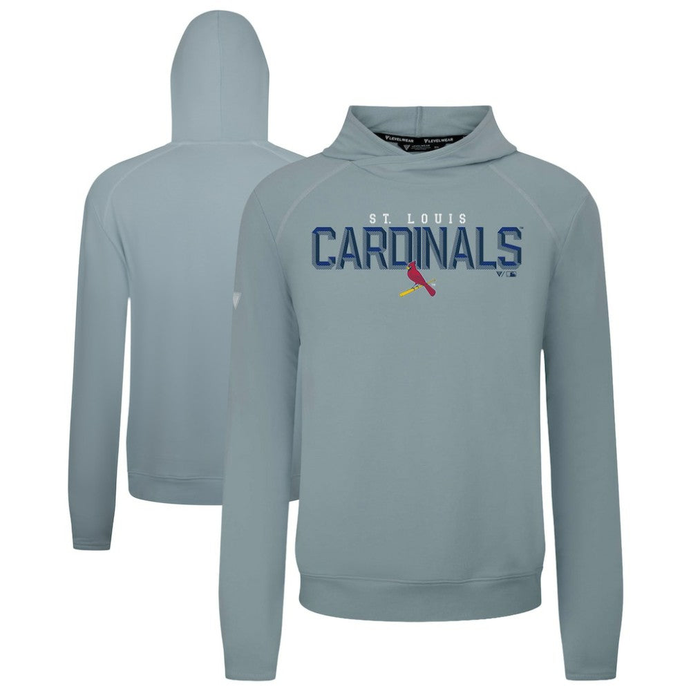 St. Louis Cardinals Levelwear Mandate Carve Tri-Blend Hoodie - MLB