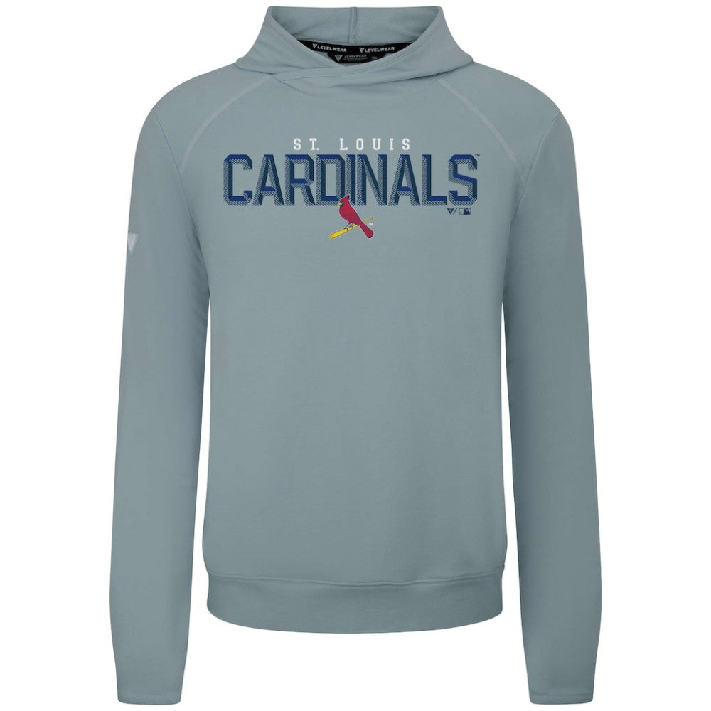 St. Louis Cardinals Levelwear Mandate Carve Tri-Blend Hoodie - MLB