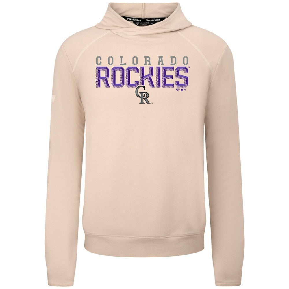 Colorado Rockies Levelwear Mandate Carve Tri-Blend Hoodie - MLB