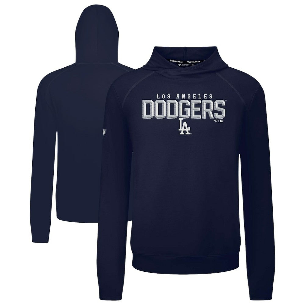Los Angeles Dodgers Levelwear Mandate Carve Tri-Blend Hoodie - MLB