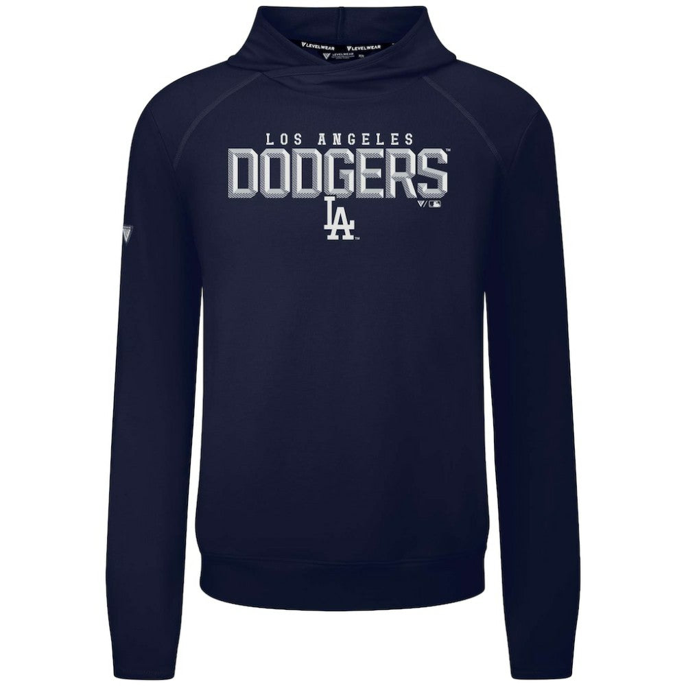 Los Angeles Dodgers Levelwear Mandate Carve Tri-Blend Hoodie - MLB