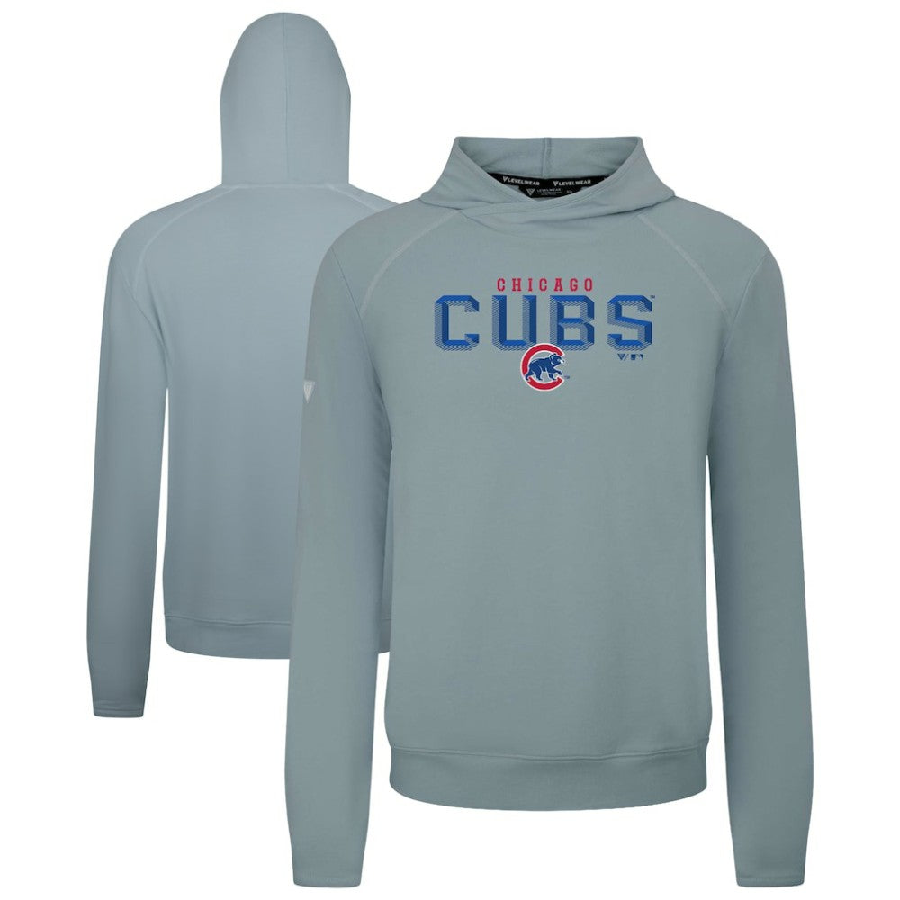 Chicago Cubs Levelwear Mandate Carve Tri-Blend Hoodie - MLB