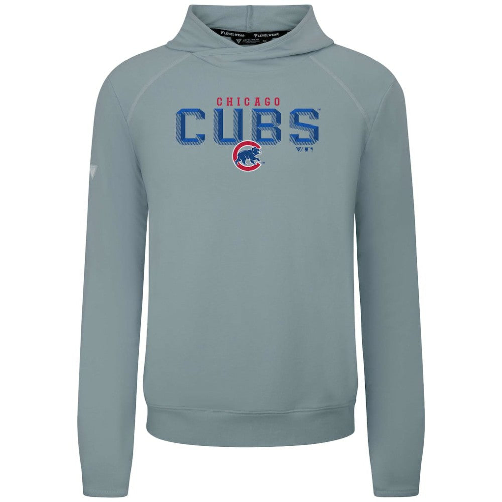 Chicago Cubs Levelwear Mandate Carve Tri-Blend Hoodie - MLB
