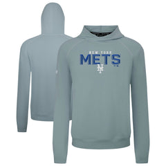 New York Mets Levelwear Mandate Carve Tri-Blend Hoodie - MLB
