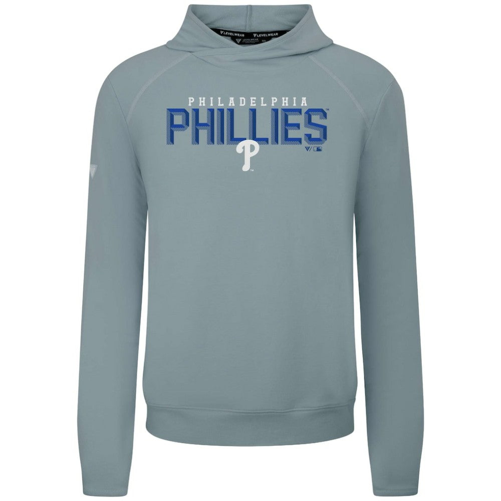 Philadelphia Phillies Levelwear Mandate Carve Tri-Blend Hoodie - MLB