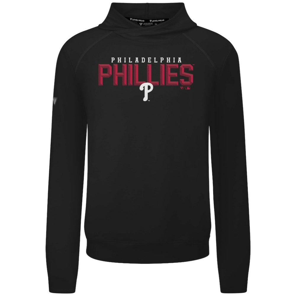 Philadelphia Phillies Levelwear Mandate Carve Tri-Blend Hoodie - MLB