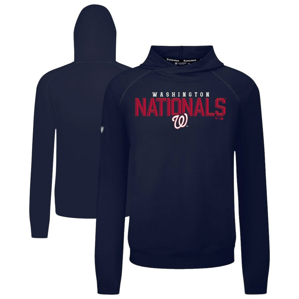 Washington Nationals Levelwear Mandate Carve Tri-Blend Hoodie - MLB
