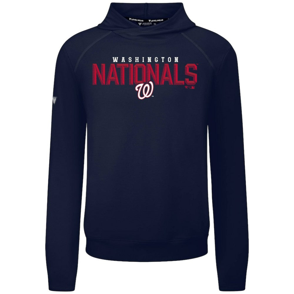 Washington Nationals Levelwear Mandate Carve Tri-Blend Hoodie - MLB
