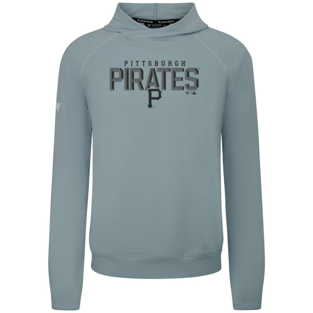 Pittsburgh Pirates Levelwear Mandate Carve Tri-Blend Hoodie - MLB