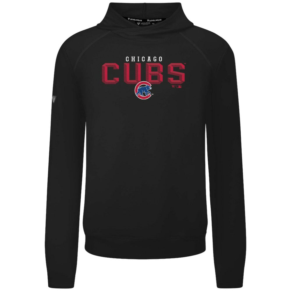 Chicago Cubs Levelwear Mandate Carve Tri-Blend Hoodie - MLB