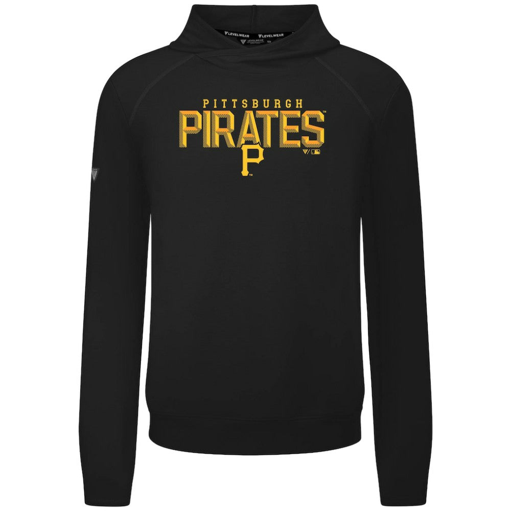 Pittsburgh Pirates Levelwear Mandate Carve Tri-Blend Hoodie - MLB