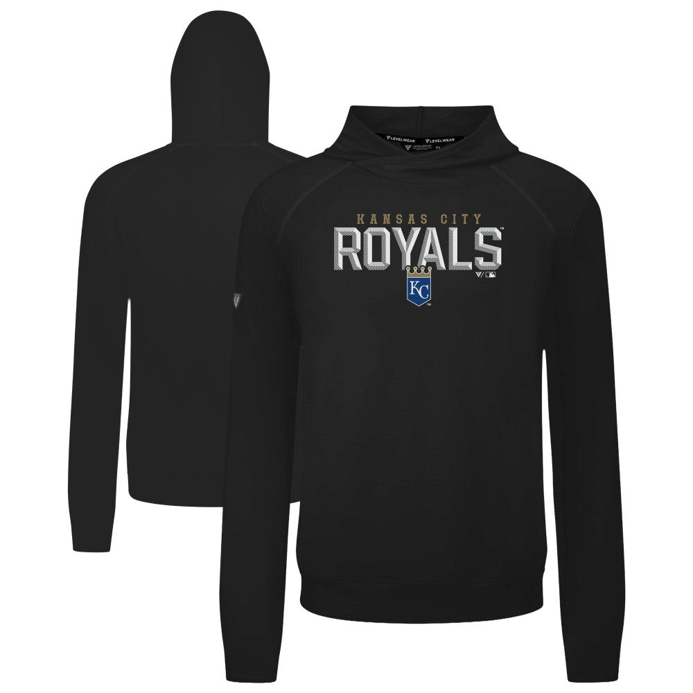 Kansas City Royals Levelwear Mandate Carve Tri-Blend Hoodie - MLB