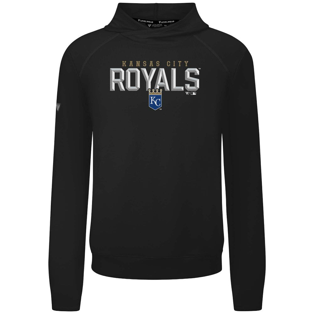 Kansas City Royals Levelwear Mandate Carve Tri-Blend Hoodie - MLB