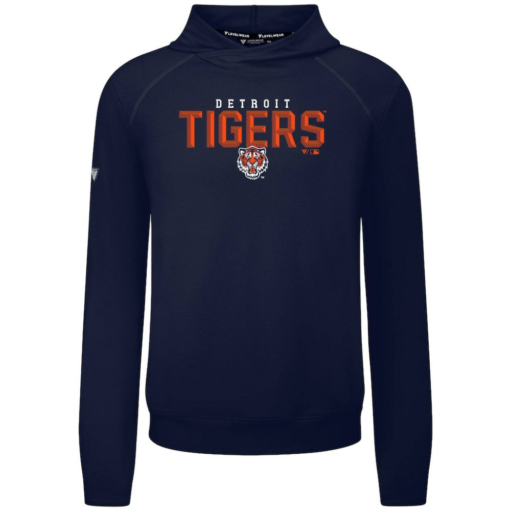 Detroit Tigers Levelwear Mandate Carve Tri-Blend Hoodie - MLB