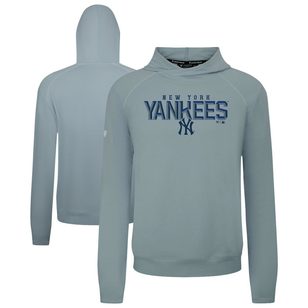 New York Yankees Levelwear Mandate Carve Tri-Blend Hoodie - MLB