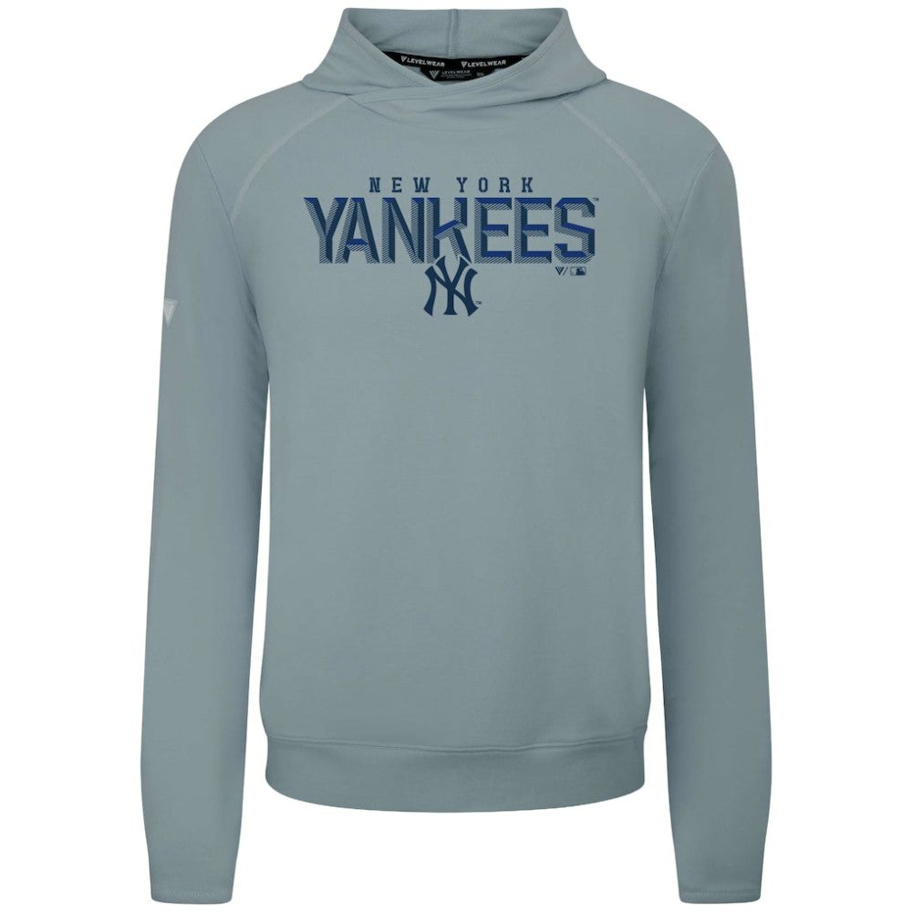 New York Yankees Levelwear Mandate Carve Tri-Blend Hoodie - MLB