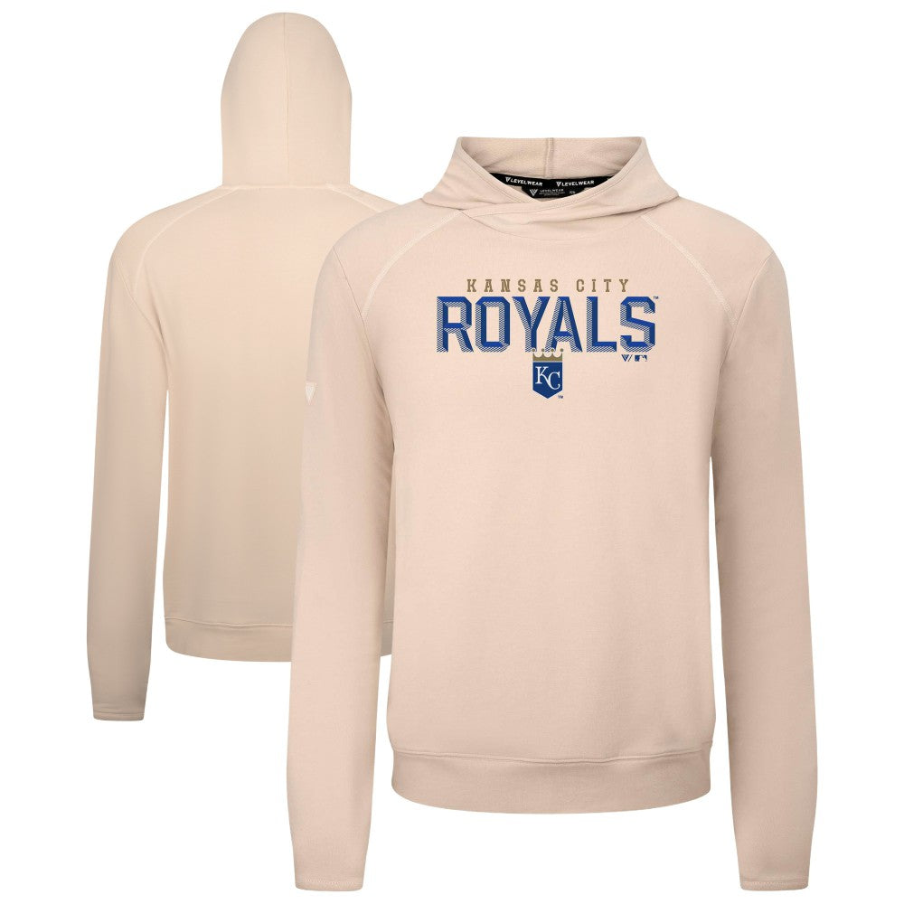 Kansas City Royals Levelwear Mandate Carve Tri-Blend Hoodie - MLB
